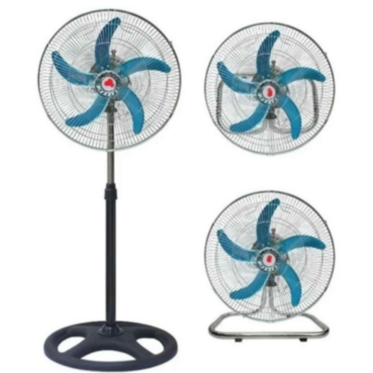 2 Unidades Ventilador Metálico 3 en 1