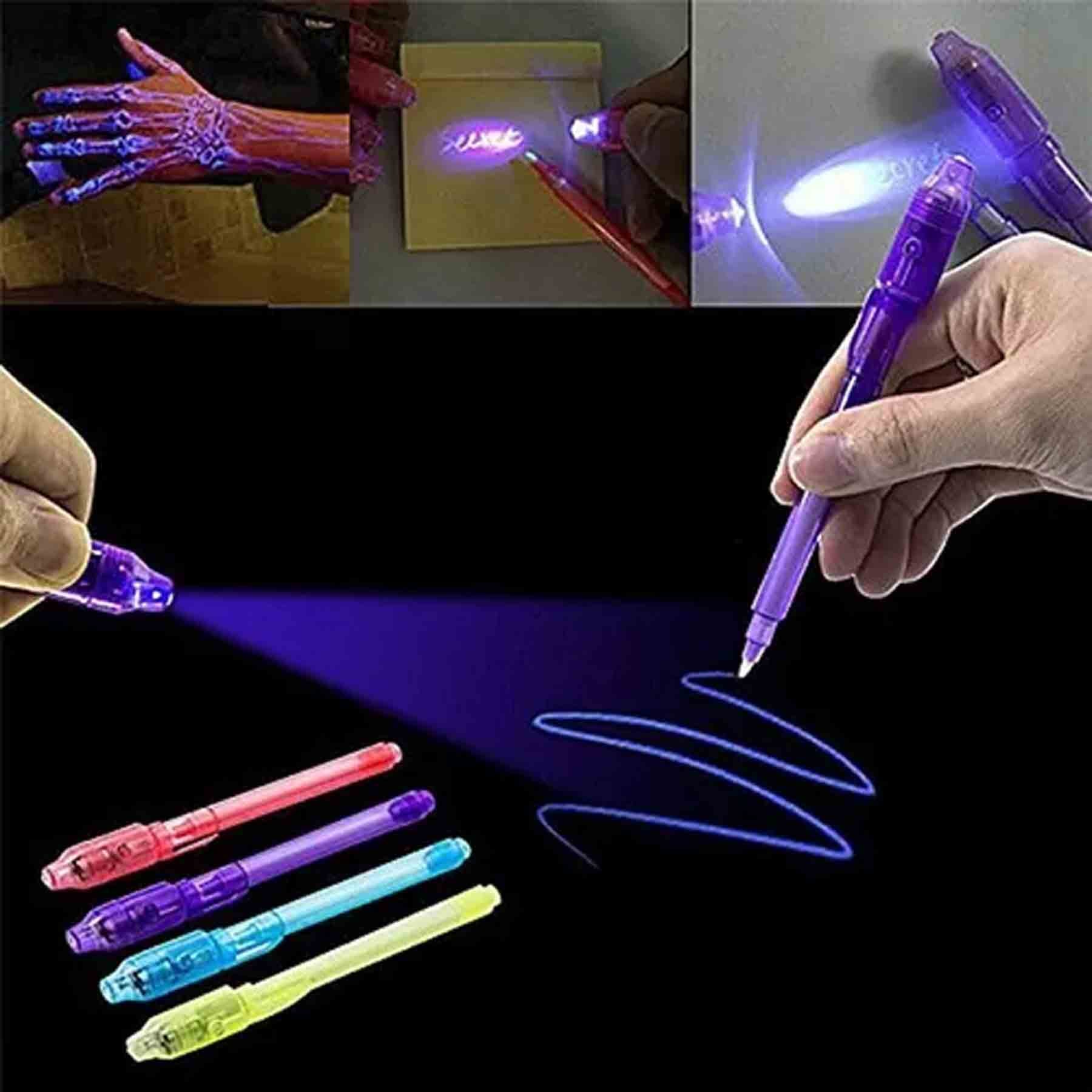 Pack 12 Lápices  Invisible Con Tinta Uv